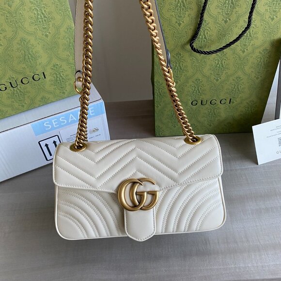✨Gucci GG Marmont Small Matelassé Shoulder Bag - Picture 6 of 7